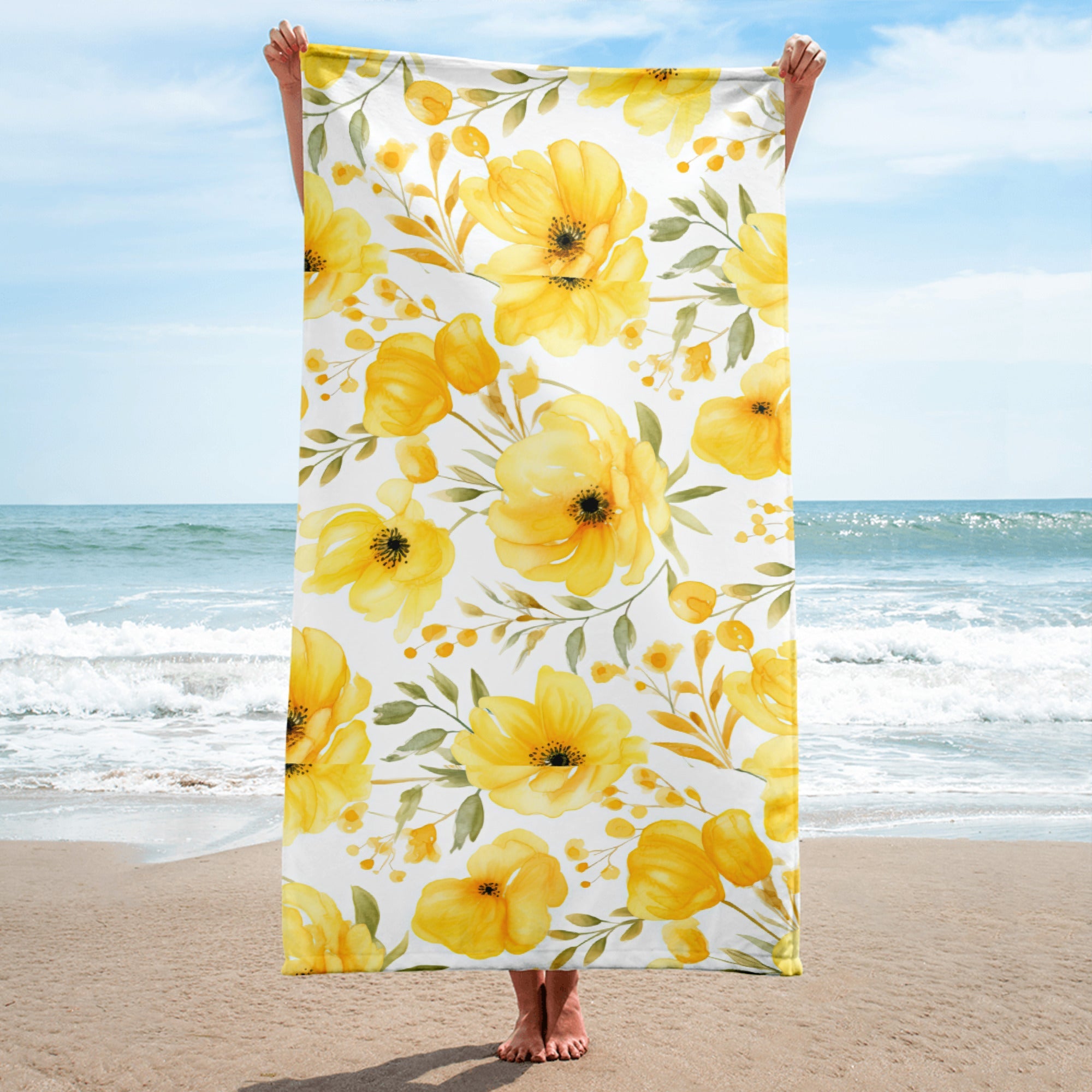 Floral Lover's Blossoming Bath Towel