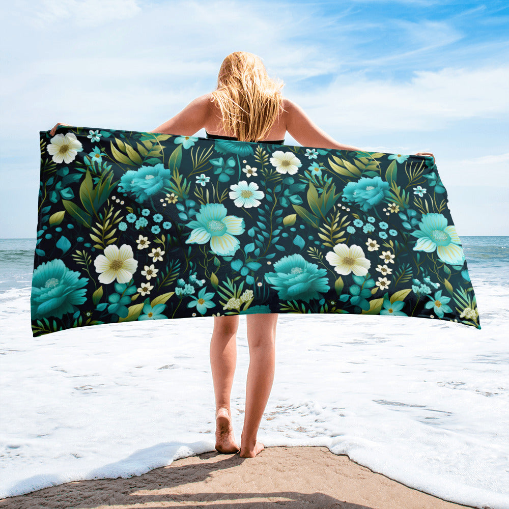 Floral Lover's Blossoming Bath Towel