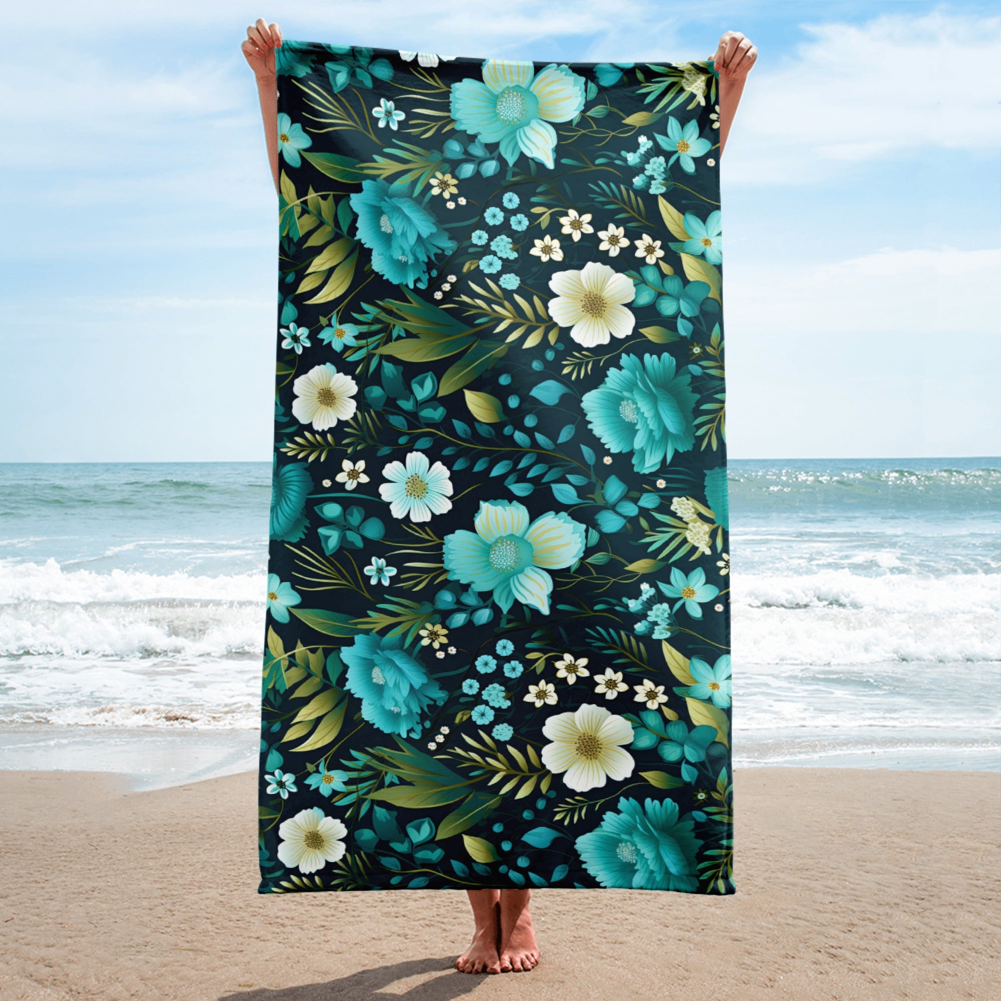 Floral Lover's Blossoming Bath Towel