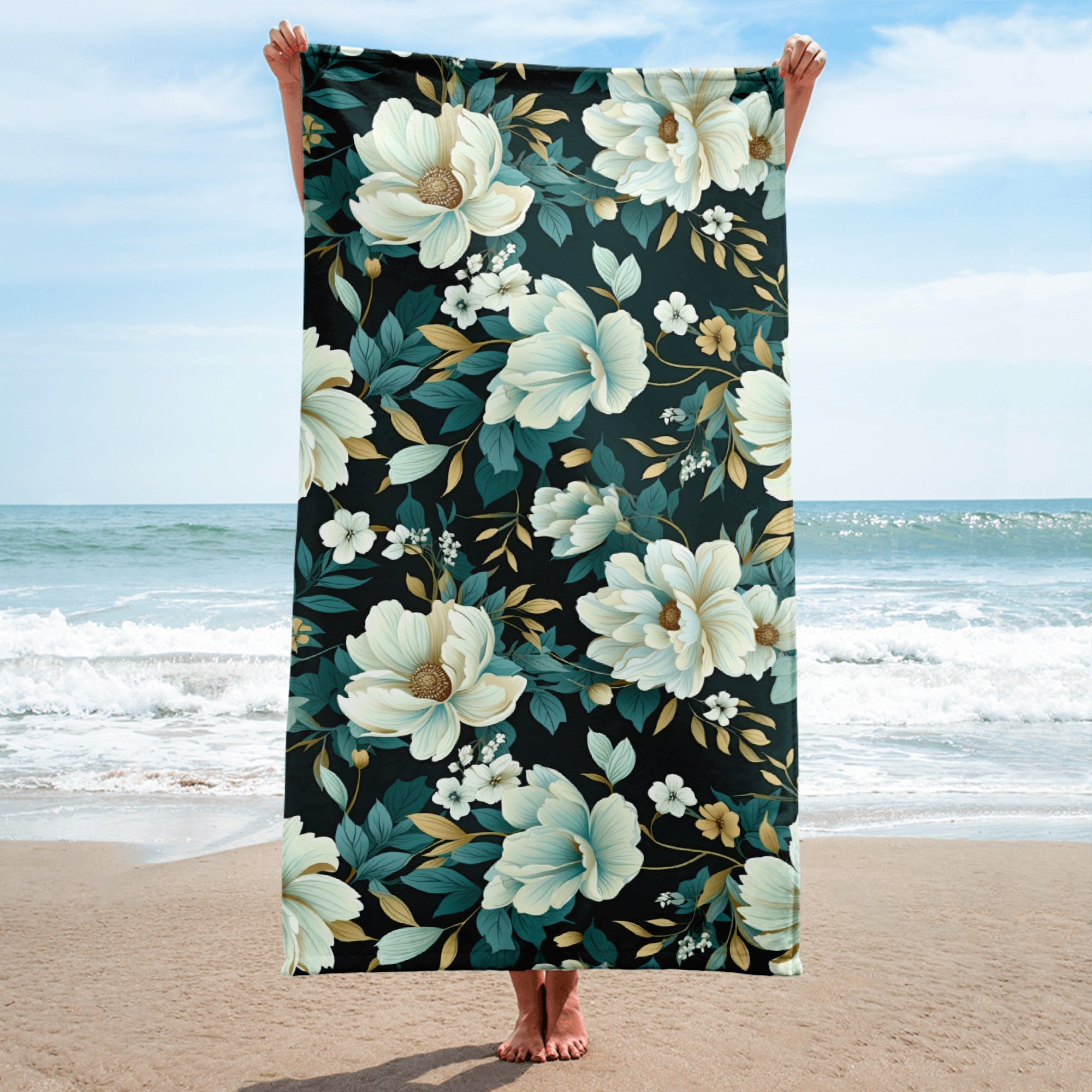 Floral Lover's Blossoming Bath Towel