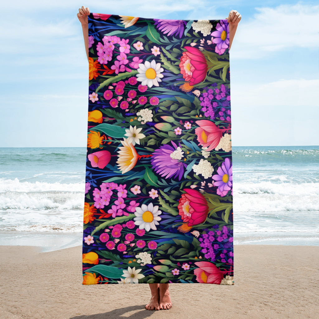 Floral Lover's Blossoming Bath Towel