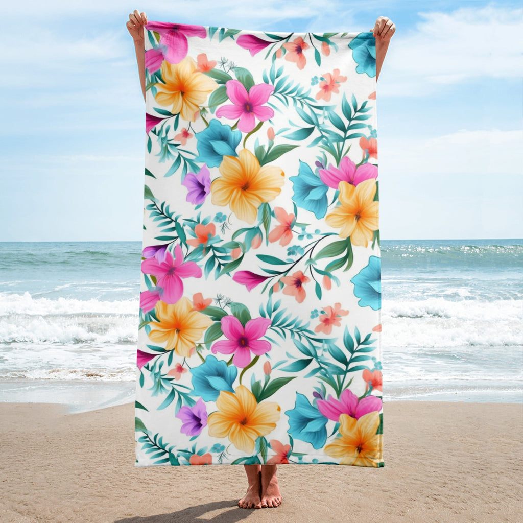Floral Lover's Blossoming Bath Towel