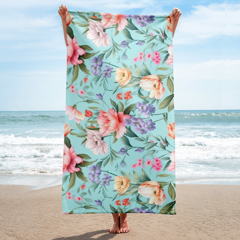 Floral Lover's Blossoming Bath Towel
