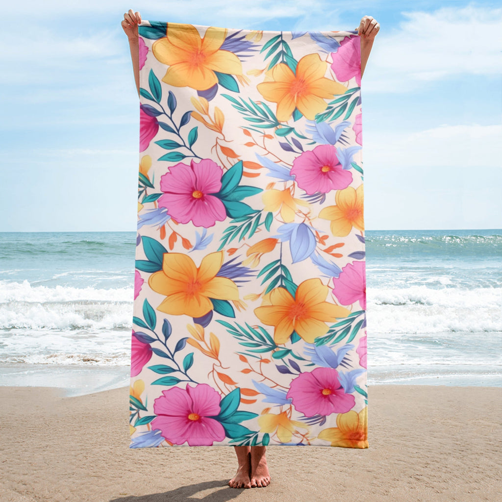 Floral Lover's Blossoming Bath Towel