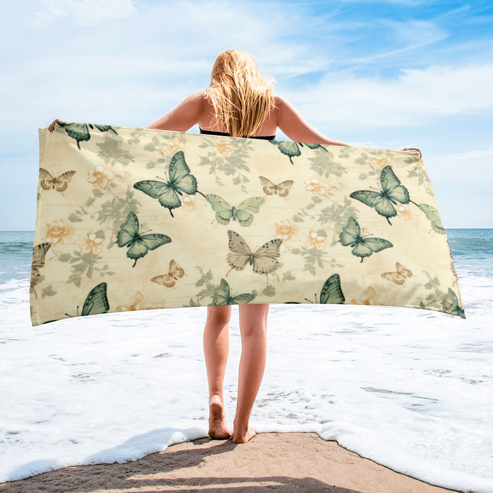Butterfly Lover's Summertime Beach Towel