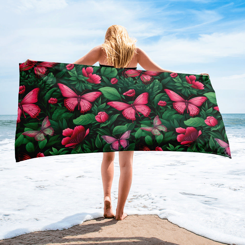 Butterfly Lover's Summertime Beach Towel