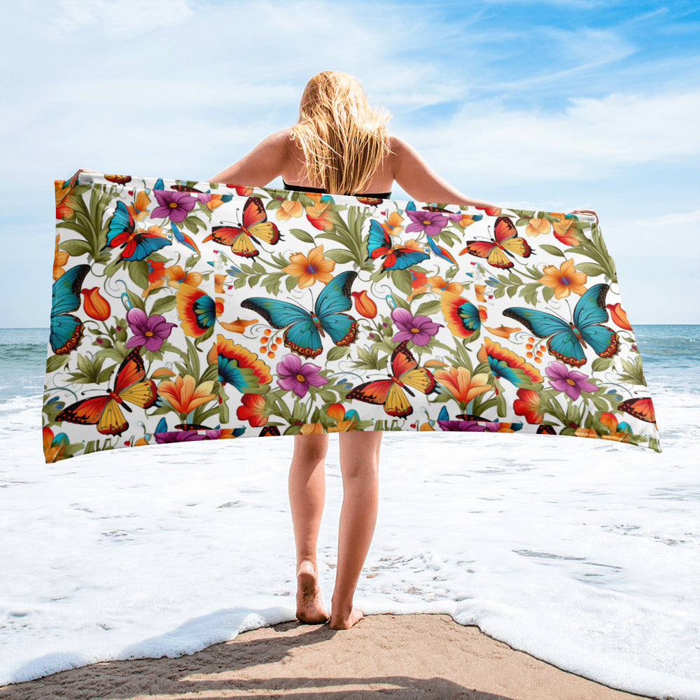 Butterfly Lover's Summertime Beach Towel