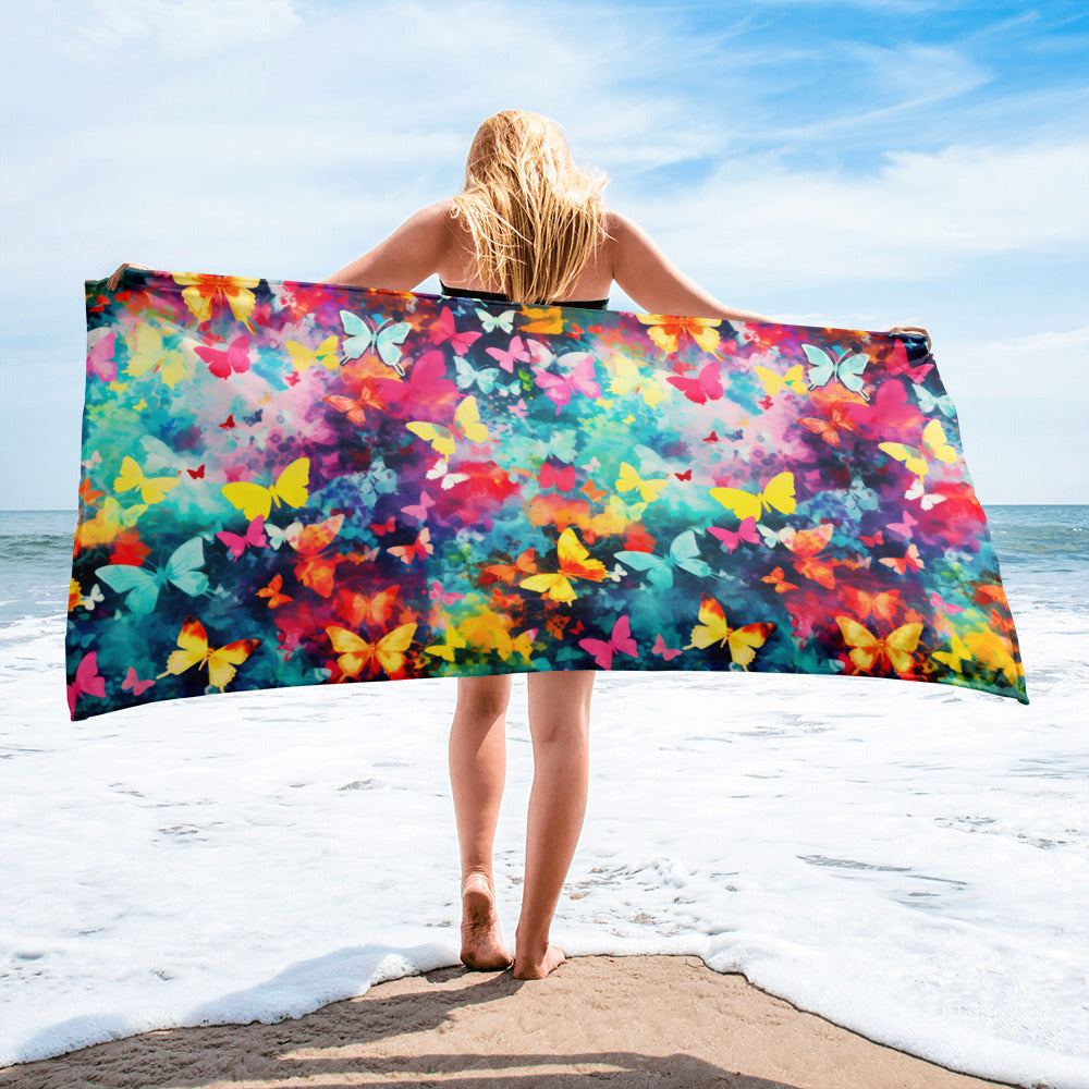 Butterfly Lover's Summertime Beach Towel