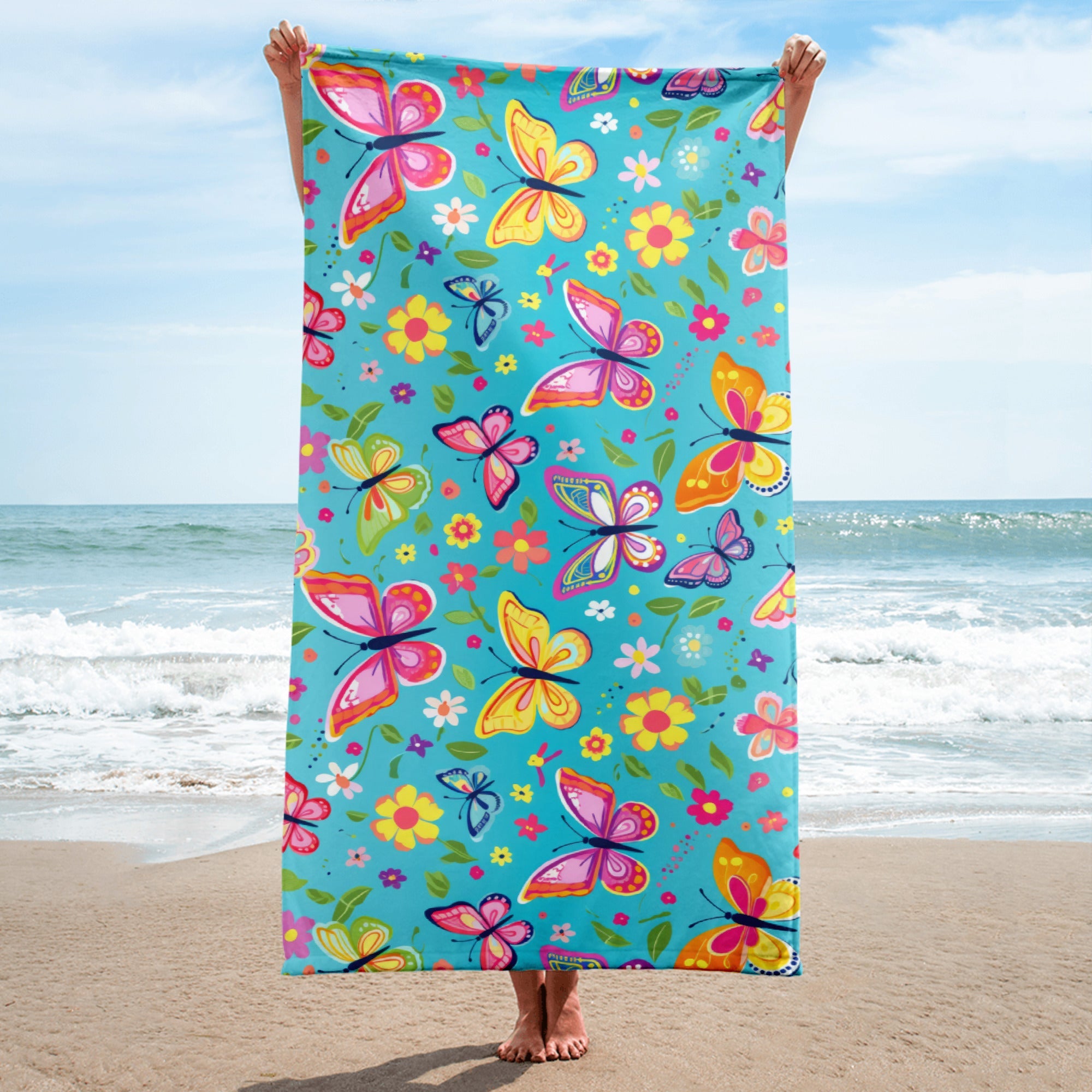 Butterfly Lover's Summertime Beach Towel