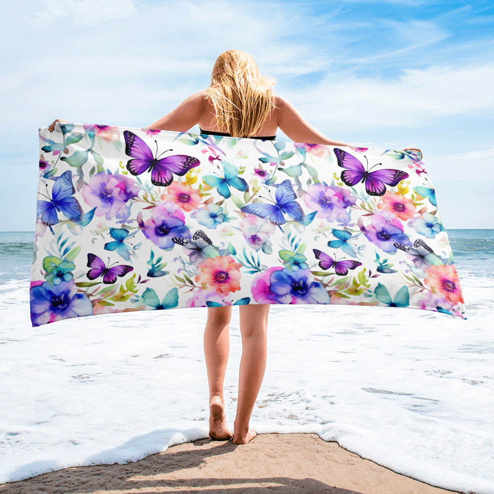 Butterfly Lover's Summertime Beach Towel