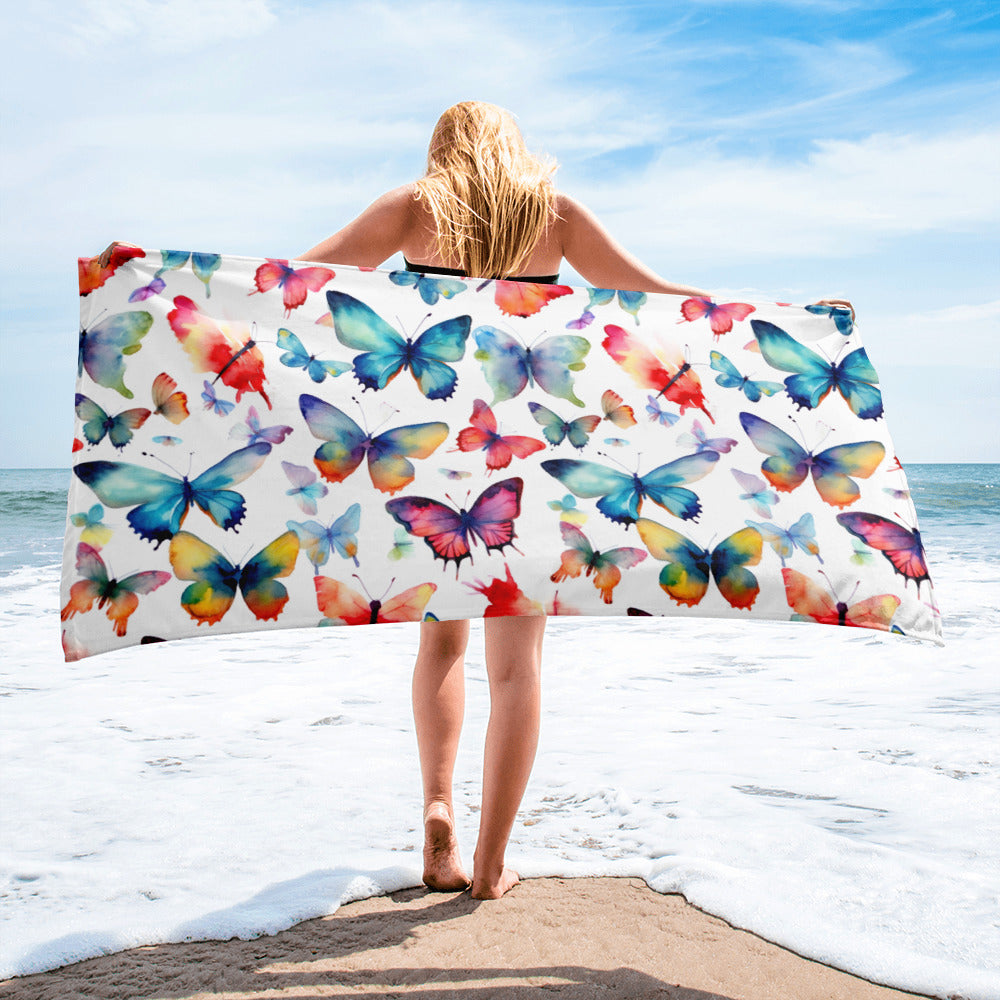 Butterfly Lover's Summertime Beach Towel