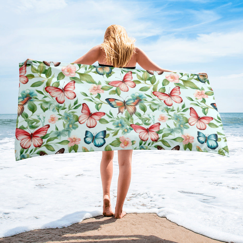 Butterfly Lover's Summertime Beach Towel