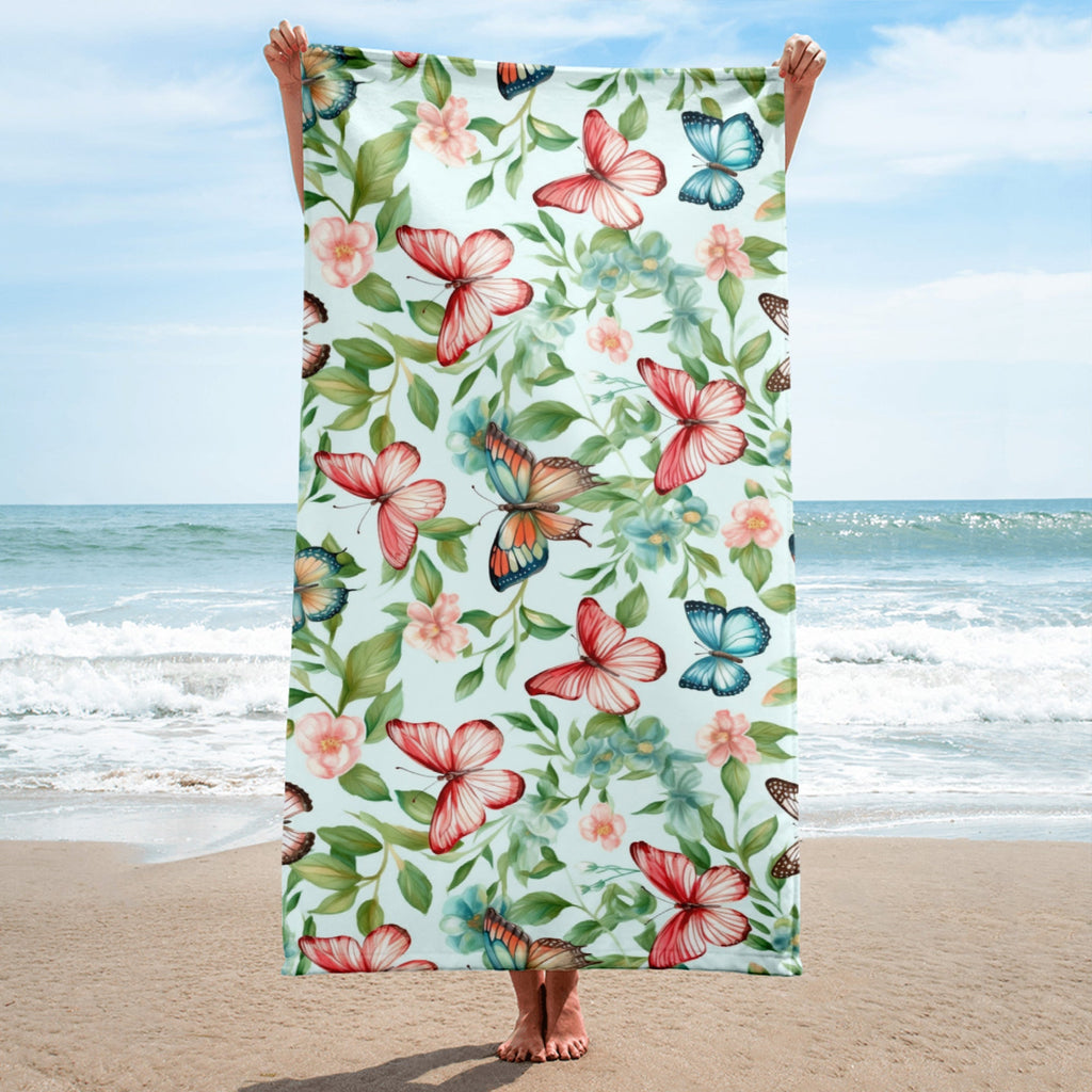 Butterfly Lover's Summertime Beach Towel