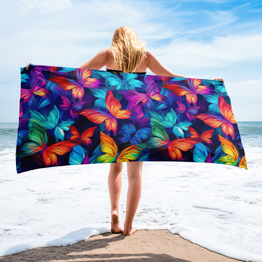 Butterfly Lover's Summertime Beach Towel