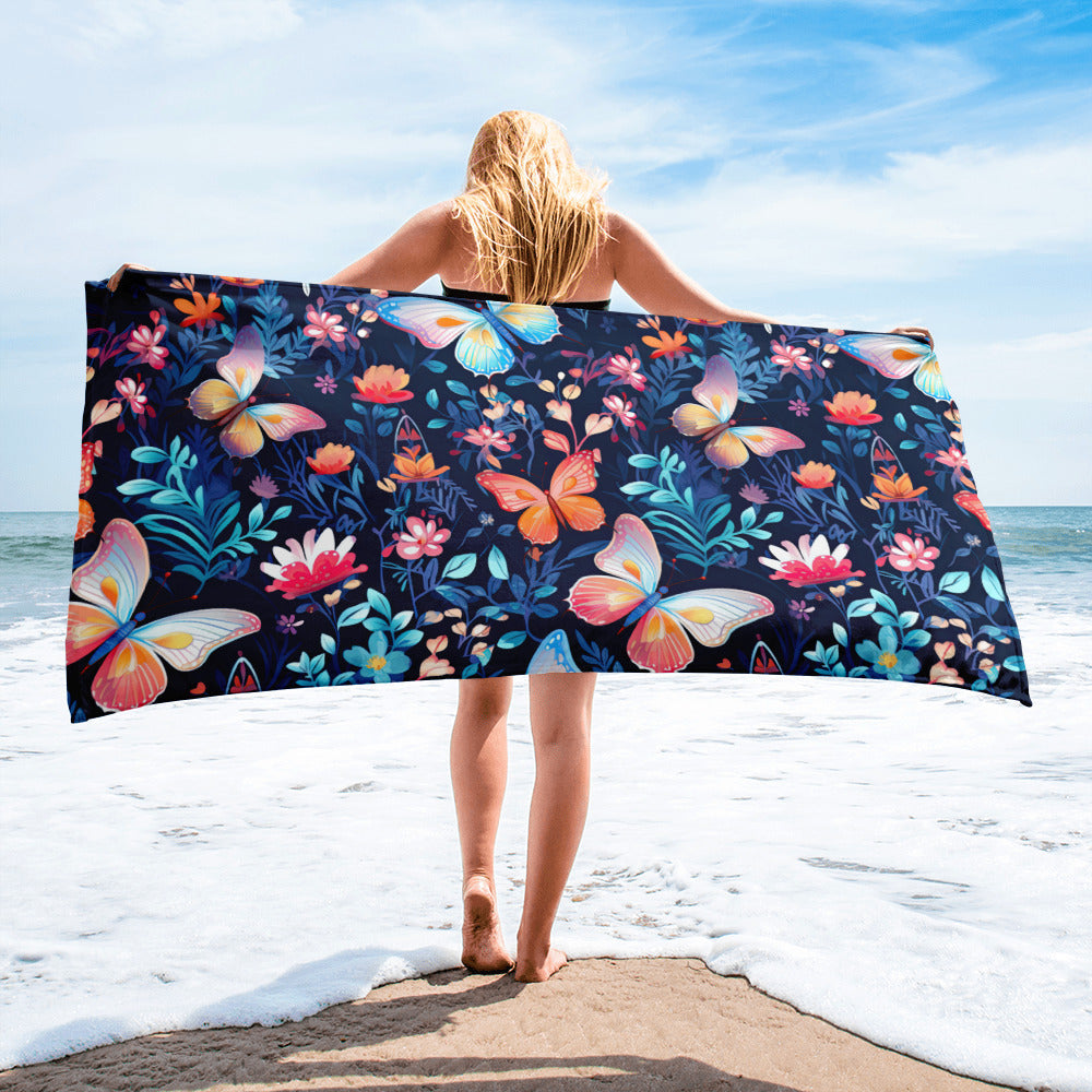 Butterfly Lover's Summertime Beach Towel