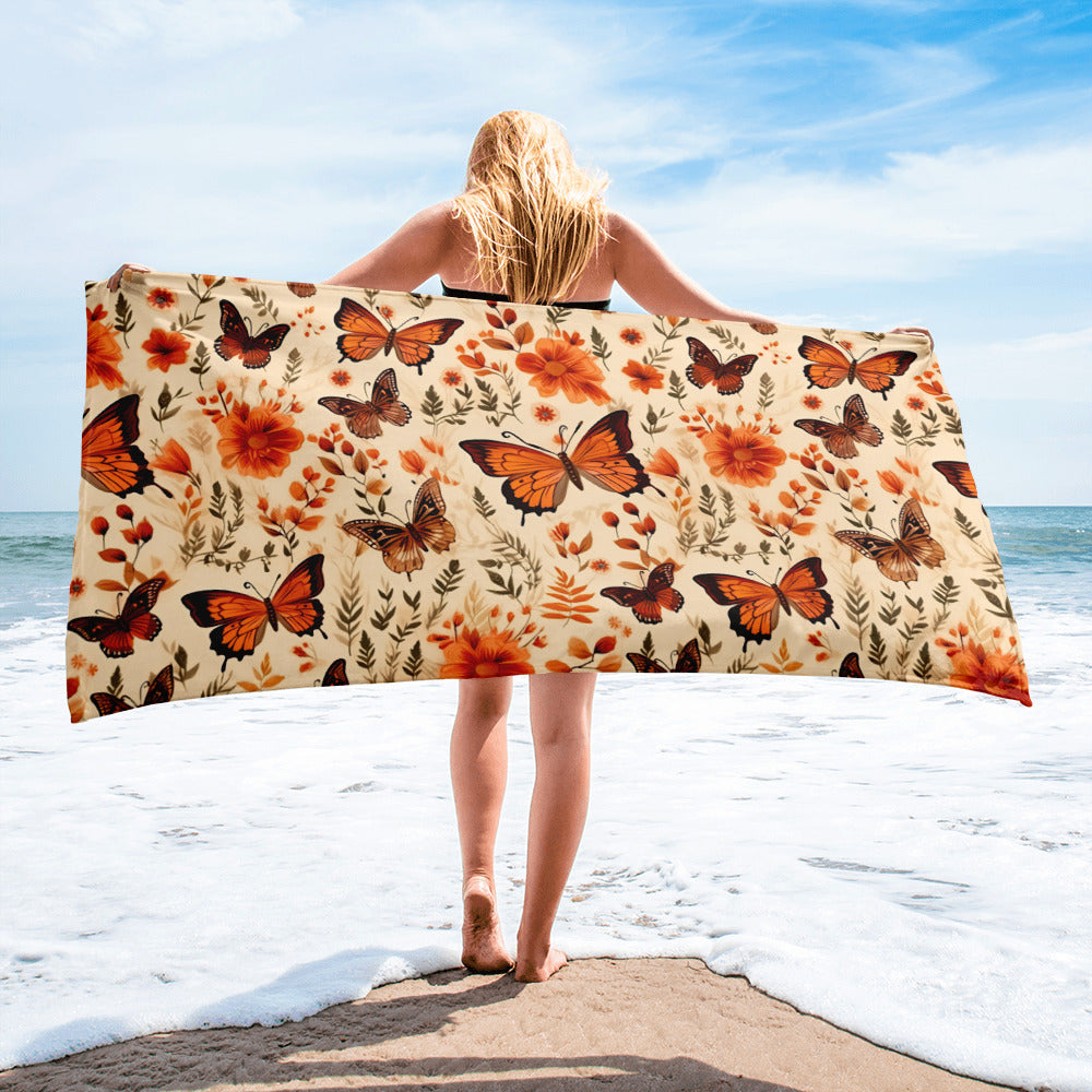 Butterfly Lover's Summertime Beach Towel