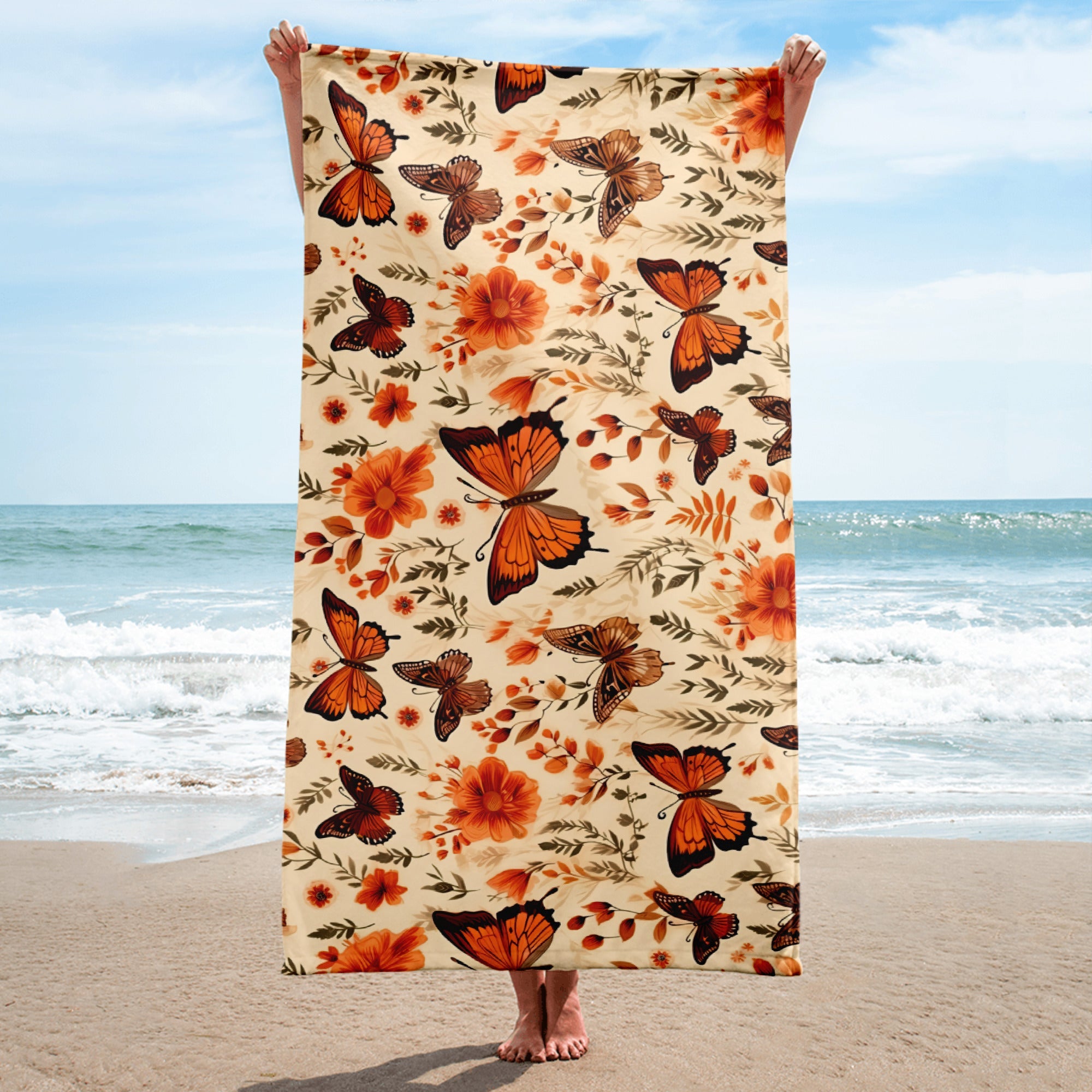 Butterfly Lover's Summertime Beach Towel