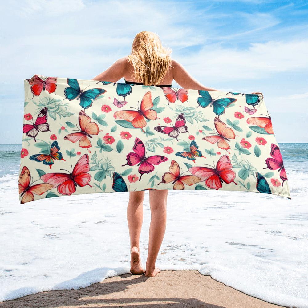 Butterfly Lover's Summertime Beach Towel