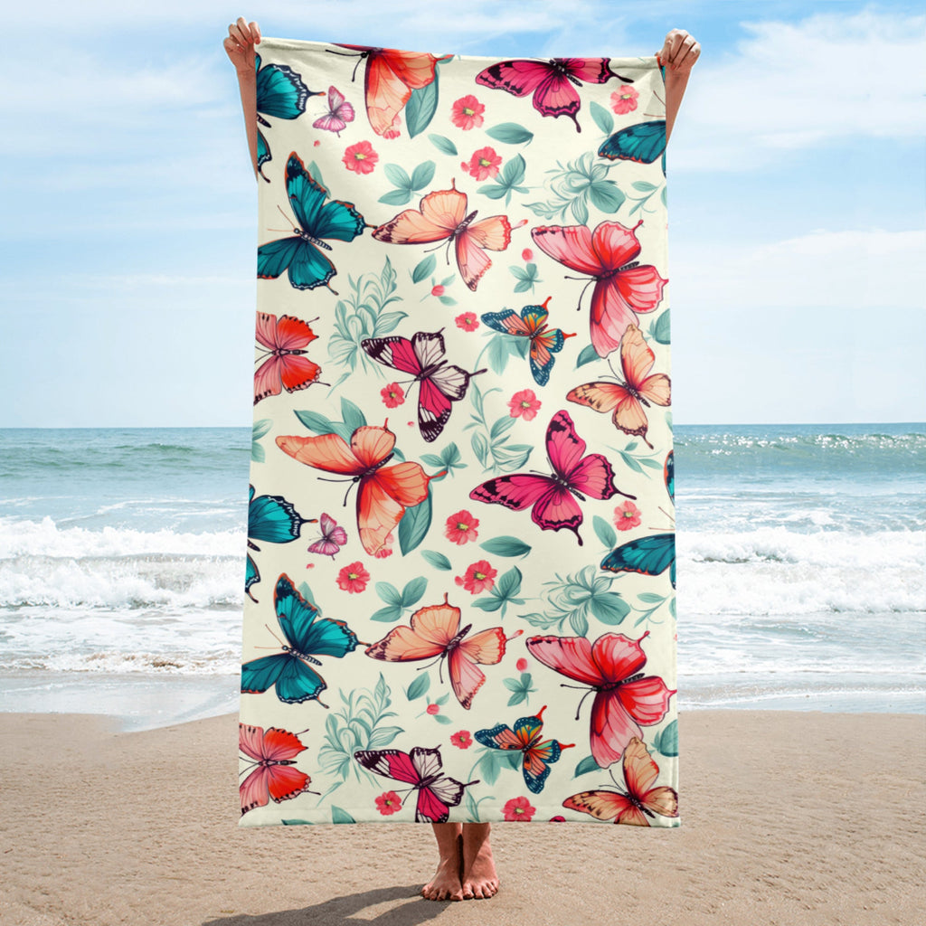 Butterfly Lover's Summertime Beach Towel