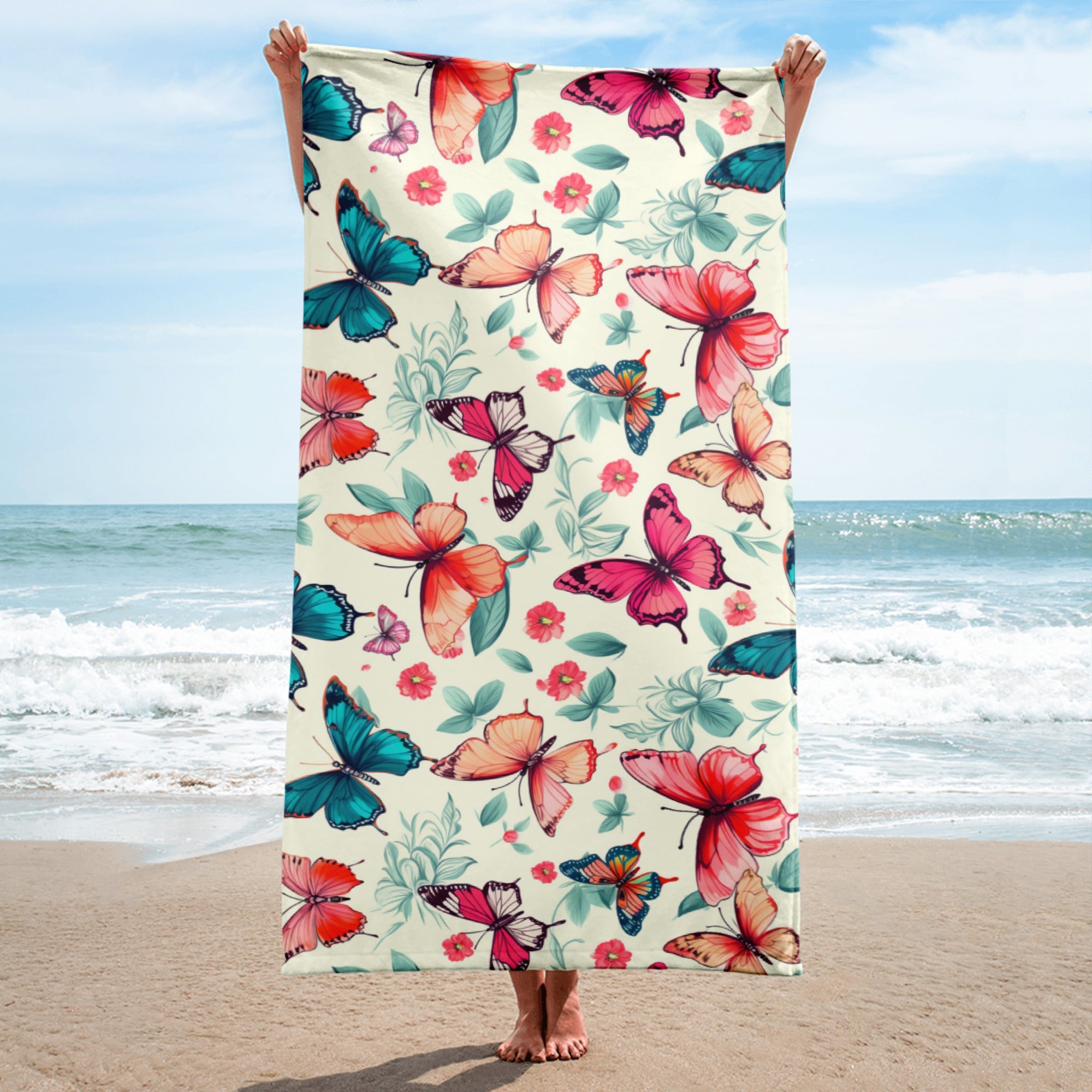Butterfly Lover's Summertime Beach Towel