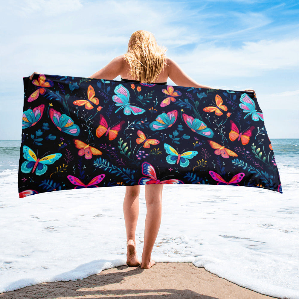 Butterfly Lover's Summertime Beach Towel