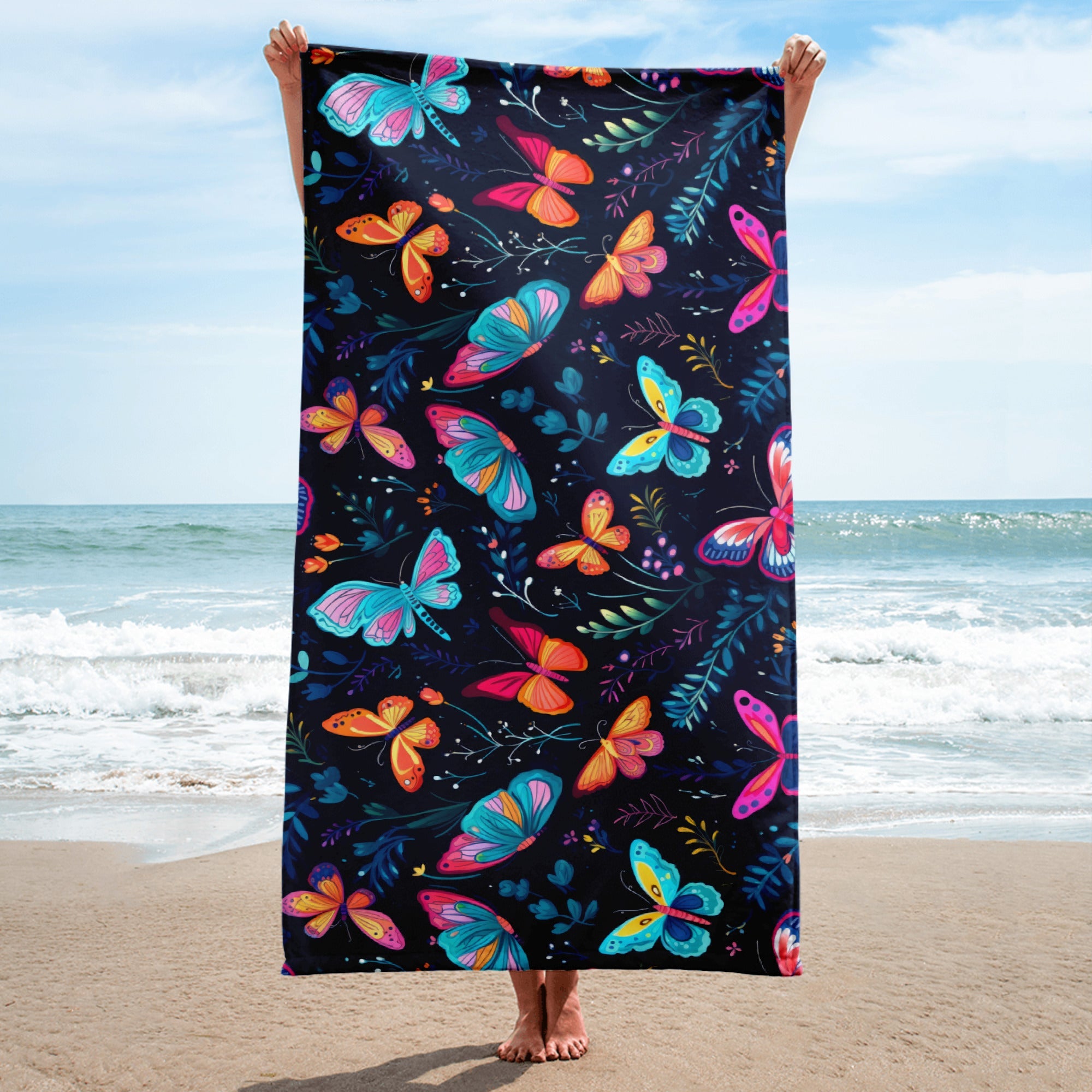 Butterfly Lover's Summertime Beach Towel