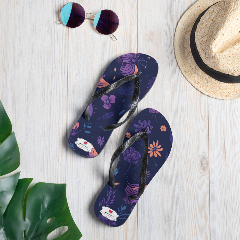 Butterfly Lover's Comfortable Yet Stylish Beach Flip Flops