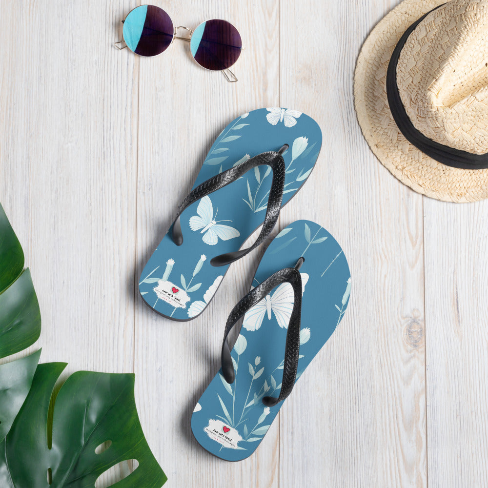 Butterfly Lover's Comfortable Yet Stylish Beach Flip Flops
