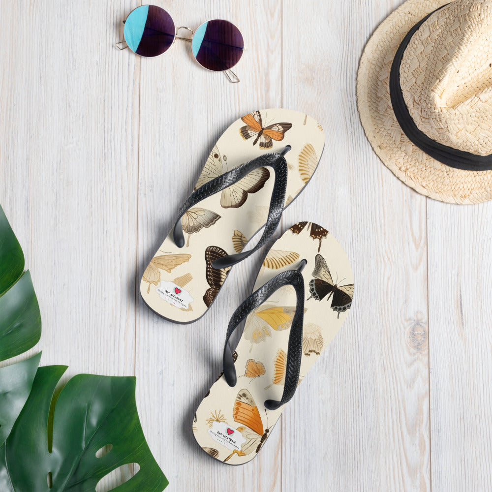 Butterfly Lover's Comfortable Yet Stylish Beach Flip Flops