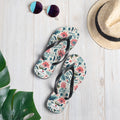 Floral Lover's Botanical Beach Slip On Flip Flops