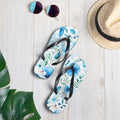 Floral Lover's Botanical Beach Slip On Flip Flops