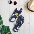 Floral Lover's Botanical Beach Slip On Flip Flops