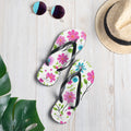 Floral Lover's Botanical Beach Slip On Flip Flops