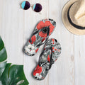 Floral Lover's Botanical Beach Slip On Flip Flops