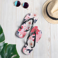 Floral Lover's Botanical Beach Slip On Flip Flops