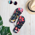 Floral Lover's Botanical Beach Slip On Flip Flops