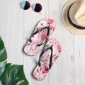Floral Lover's Botanical Beach Slip On Flip Flops