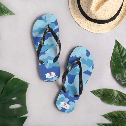 Army Enthusiast Camouflage Flip Flops