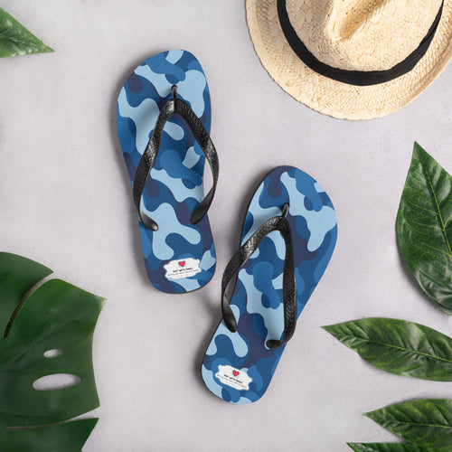 Army Enthusiast Camouflage Flip Flops