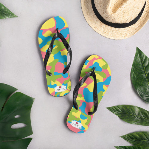 Army Enthusiast Camouflage Flip Flops