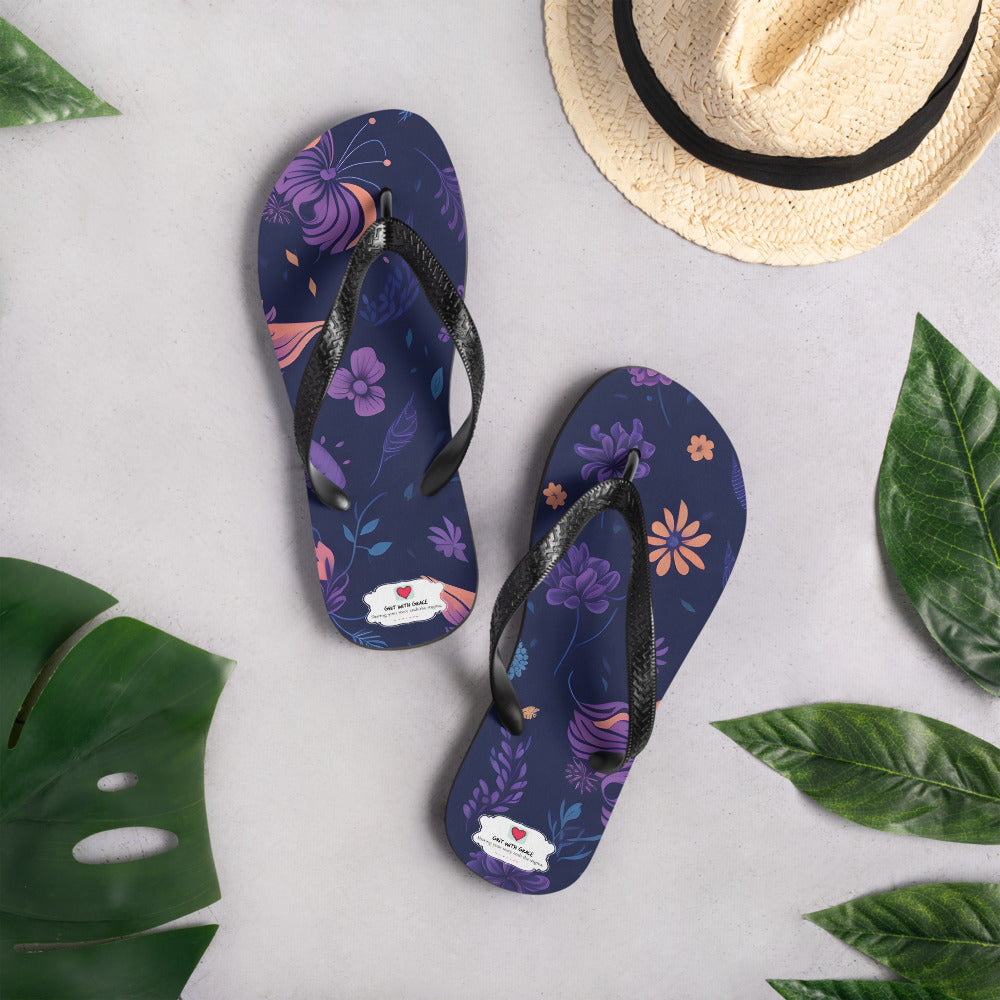 Butterfly Lover's Comfortable Yet Stylish Beach Flip Flops