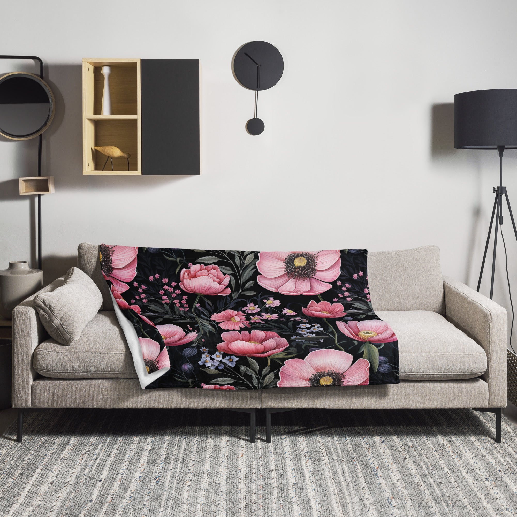 Floral Lover's Botanical Throw Blanket