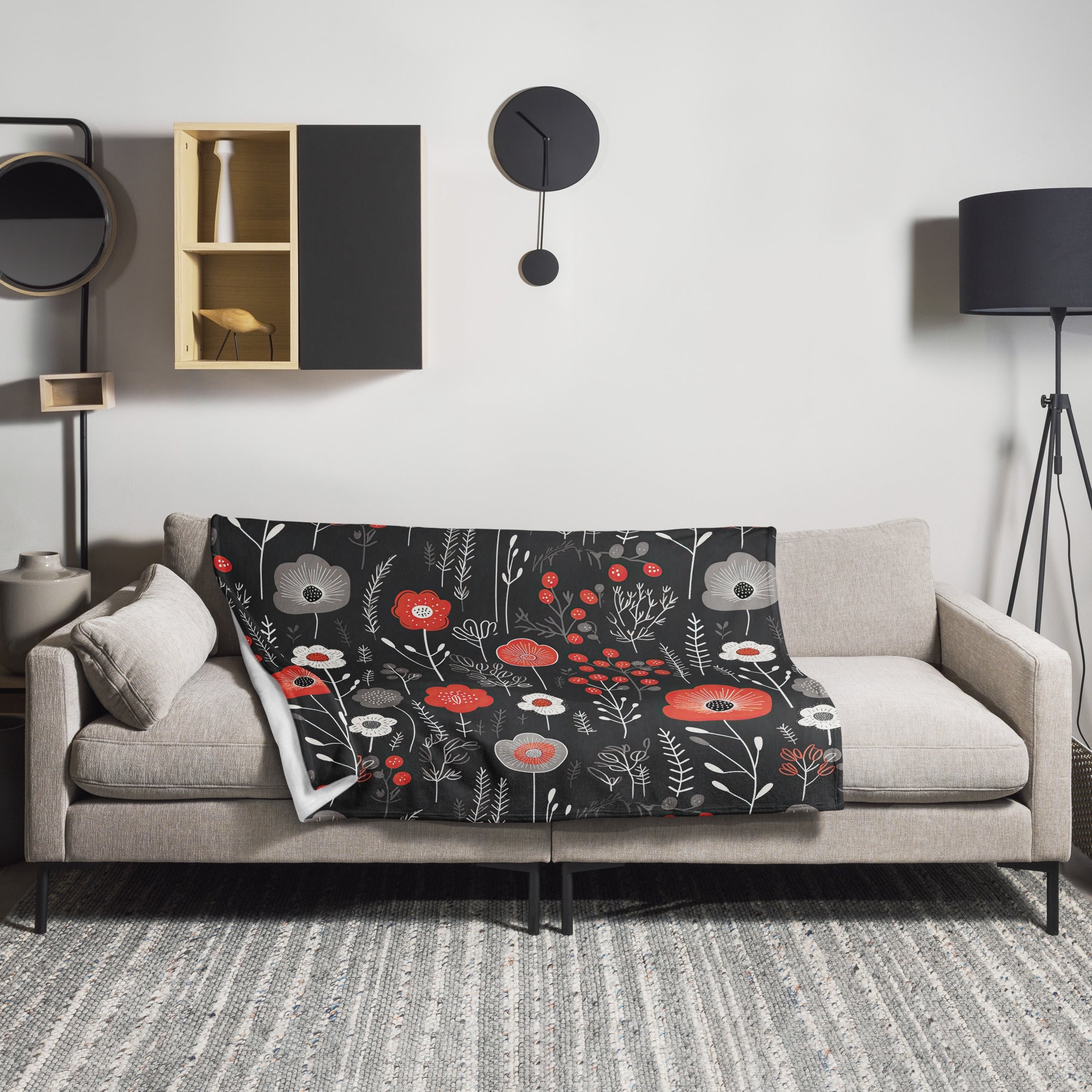 Floral Lover's Botanical Throw Blanket