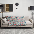 Floral Lover's Botanical Throw Blanket