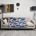Army Enthusiast Camouflage Fleece Throw Blanket