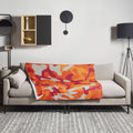 Army Enthusiast Camouflage Fleece Throw Blanket