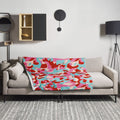 Army Enthusiast Camouflage Fleece Throw Blanket