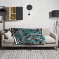 Army Enthusiast Camouflage Fleece Throw Blanket