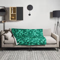 Army Enthusiast Camouflage Fleece Throw Blanket