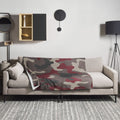 Army Enthusiast Camouflage Fleece Throw Blanket